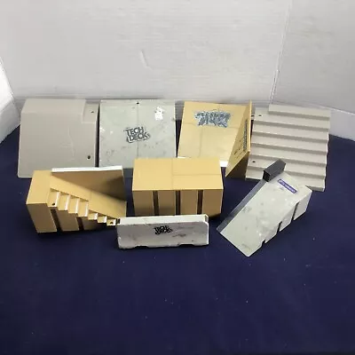 8 X Vintage Tech Deck Ramps Stairs & Box Finger Skates • $22.69