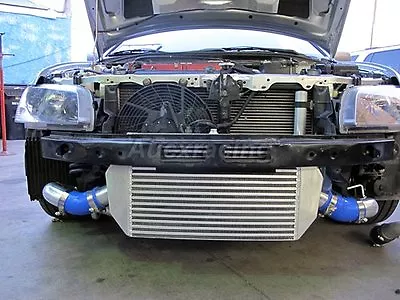 FMIC Intercooler Kit + BOV + Turbo Intake For 05-07 Lancer EVO 9 IX Bolt On • $889.88