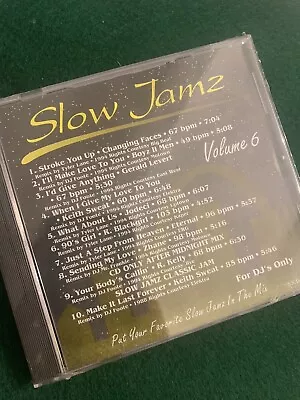 Slow Jamz 6 Boyz Ii Men Keith Sweat R Kelly Zhane Jodeci Like Mixx It Wicked Mix • $11.99