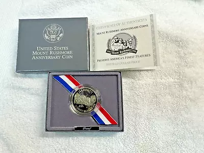 1991 US Proof Mount Rushmore Anniversary Coin • $20