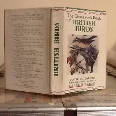 Observers Book Of British Birds 1951 (.451) • £29.99