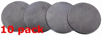 2 3/4  Dia Flat Metal Plate Disc Round .0478  Thickness STEEL 18 Gauge Blank DP2 • $11