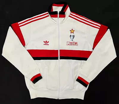 AC Milan Adidas Originals Special Edition Track Top / Jacket Size: Adults Medium • £75