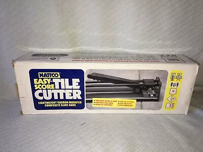 Nattco Manual Tile Cutter Double Track Ceramic Tile Cutter 330mm BG1986 • $4.95