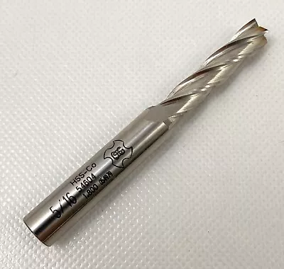 ☀️OSG 5/16  Dia HSS Cobalt End Mill 4 Flute 3  Long 1-1/2 LOC 3/8  Shank • $9.77