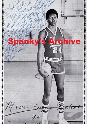 1974 High School Yearbook W/ MOSES MALONE Inscribed Full Page! + 3 Autos 76ers++ • $2500