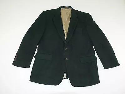 Stafford Men's Sport Coat Size 44 Regular Green 100% Camel Hair Blazer Jacket R • $25.99