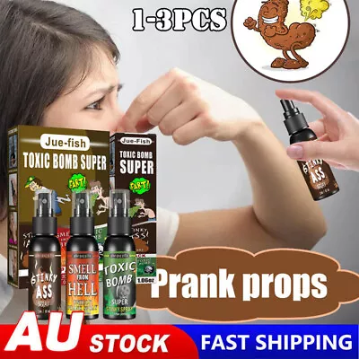 1-3Pcs Liquid Fart Spray Prank Stink Ass Gag Smell Bomb Joke Stinky Gas 30ml • $9.95