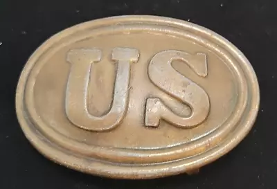 Vintage US CSA Civil War Replica Oval Belt Buckle For Your Reenactment • $32.50