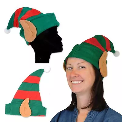 Felt Elf Hat With Ears Christmas Costume Accessory 1/PC • $9.95