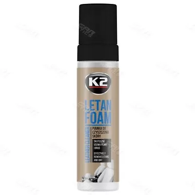 K2 LETAN Car Seats Leather Upholstery Foam Cleaner Restorer Dirt Remover - 200ml • £9.99