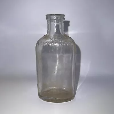 Vintage Clear Glass Bottle Embossed Mrs Stewart’s Bluing • $3.88