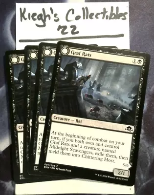 Mtg Graf Rats X4 • $1.69