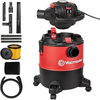 $91.99 • Buy Vacmaster 6 Gallon Wet Dry Shop Car Vacuum Cleaner W/ 190 MPH Detachable Blower 