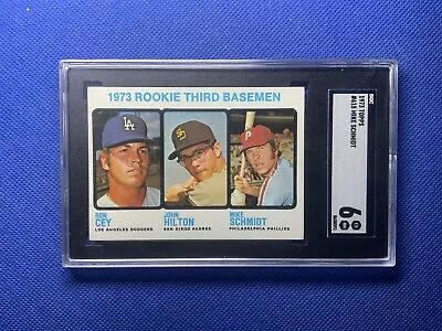 1973 Topps Mike Schmidt Rookie Baseball Card #615 SGC 6 EX-NM • $300
