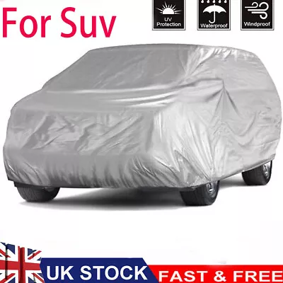 Universal Heavy Duty Waterproof Car Cover Rain Snow UV Full Protection Outdoor • £15.99