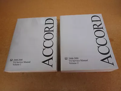 2008-2010 Honda Accord V6 ONLY Shop Service Dealer Repair Manual ORIGINAL SET • $125