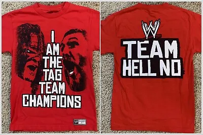 Kane Daniel Bryan Team Hell No I Am The Tag Team Champions T-shirt Womens Small • £17.36