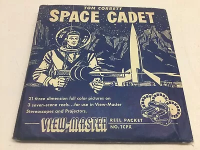 Space Cadet Tom Corbett Viewmaster 970 Reel Packet No. TCPX Full Set Sawyer’s • $49.99