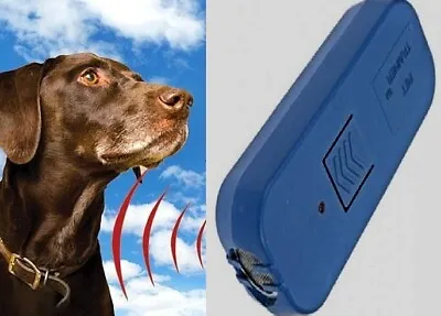 Humane Ultra-Sonic Aural Pet Trainer Dogs Cat Repellent Barking Animal Control  • £5.99
