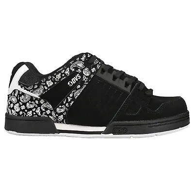 DVS Men's Celsius Black White Black Nubuck Low Top Sneaker Shoes Clothing App • $127.69