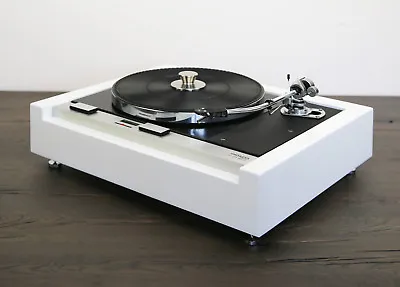 Restored Thorens Td 125 Mkll Turntable Sme IN White/Black • $4729.63