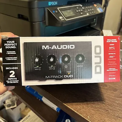 M-Audio M-Track Duo USB Audio Interface • $65