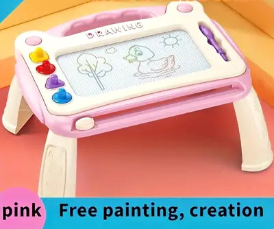 Kids Magnetic Drawing Board Sketcher Writing Painting Doodle Board - **PINK Only • £12.99