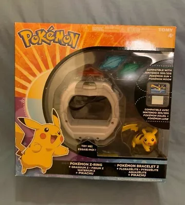 Tomy Pokemon Z Ring With Pikachu-factory Sealed-ships From Usa With Tracking #! • $119.98