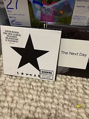 David Bowie Black Star And The Next Day CDs • $18