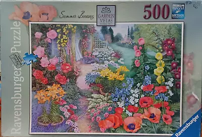 Ravensburger - 500 Piece - Summer Breezes Garden Vistas Col. 2016- Jigsaw Puzzle • $16