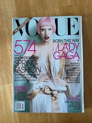 Vogue Magazine March 2011 LADY GAGA  Spring Fashion Power Issue • $15