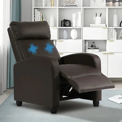 Single Modern Sofa  Home Theater Seating Leather Recliner Chair For Living Room • $179.99