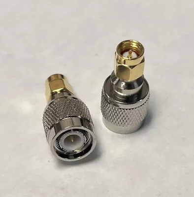 TNC Male To SMA Male Plug Series 2 PACK RF Coaxial Adapter Connector 2X USA Ship • $8.99