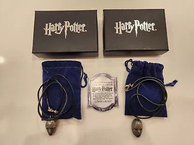 Harry Potter Noble Collection Bellatrix Lestrange & Lucius Malfoy Necklaces 2007 • $20.50