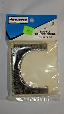 PRE-SIZE Model Specialties N Scale 204 Double Random Stone Tunnel Portal NEW NOS • $9.99