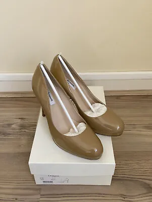 £90 • Buy L K Bennett Sledge Taupe Patent Size 39.5 RRP£195 Brand New In Box