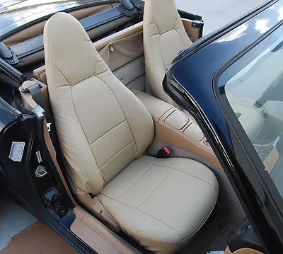 Iggee Custom Made Fit Front Seat Covers For Mazda Miata 2001-2005 Beige • $159