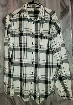 Mossimo Supply Co. Men's Shirt Button-up Front Longsleeve Size 2XL Black & White • $12.90