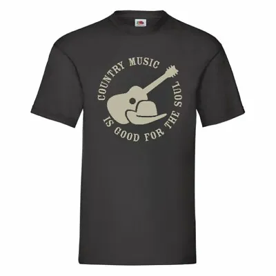 Country Music Is Good For The Soul T Shirt Small-2XL • £10.79