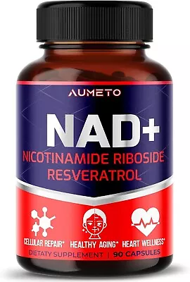 NAD+ Nicotinamide Riboside 12970mg With Resveratrol Quercetin - Cellular Energy • $22.55