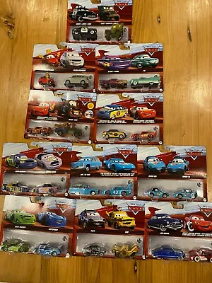 2022 Disney Pixar Cars Characters 2 Pack Die-cast - You Pick • $13.99