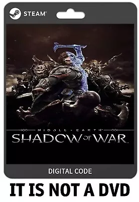 Middle-Earth Shadow Of War Steam PC Global Digital Key | Send In 12 Hours! • $5.99