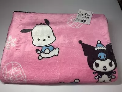 NWT Hello Kitty X Bokksu Box Exclusive Pink Fleece Blanket Winter - FAST US Ship • $30