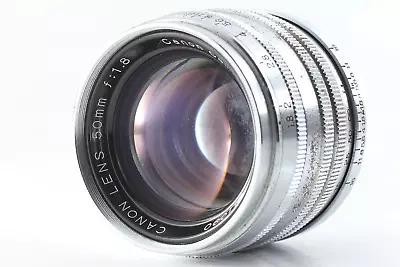 [Exc+5] CANON Early Chrome 50mm F/1.8 LTM L39 Leica Screw Mount Lens From JAPAN • £159.60