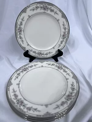 NORITAKE Shenandoah 10.5  Dinner Plates Lot Of 4 Ivory Bone China Japan 2437A • $50
