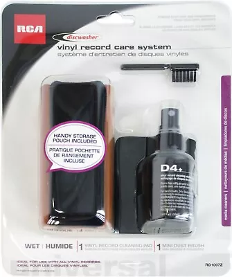 Discwasher Vinyl Record Album Cleaning Kit With Pad Brush And Fluid #RD1007Z • $24.99