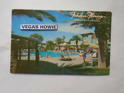  Vegas Howie Flamingo Photo Postcard Penthouse Nevada Bugsy Pool Elvis Viva Old • $6.58