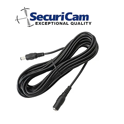 CCTV / LED / DVR / PSU DC POWER EXTENSION CABLE LEAD 5.5 X 2.1mm For 12V 9V 5V  • £2.99