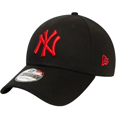 New Era 9FORTY New York NY Yankees MLB Essential Adjustable Baseball Cap - Black • £22.95